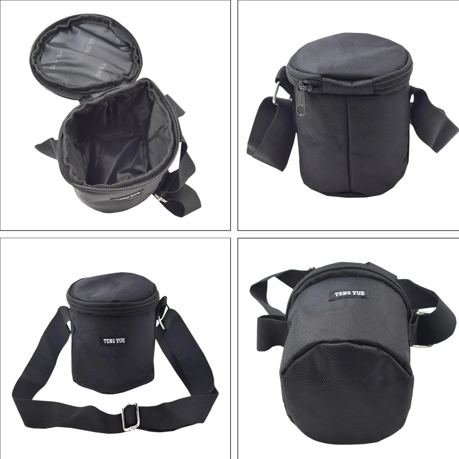 Weight Plates Storage Shoulder Bag with Adjustable Strap Oxford Fabric Carrying Case for Dumbbell Kit and Bars