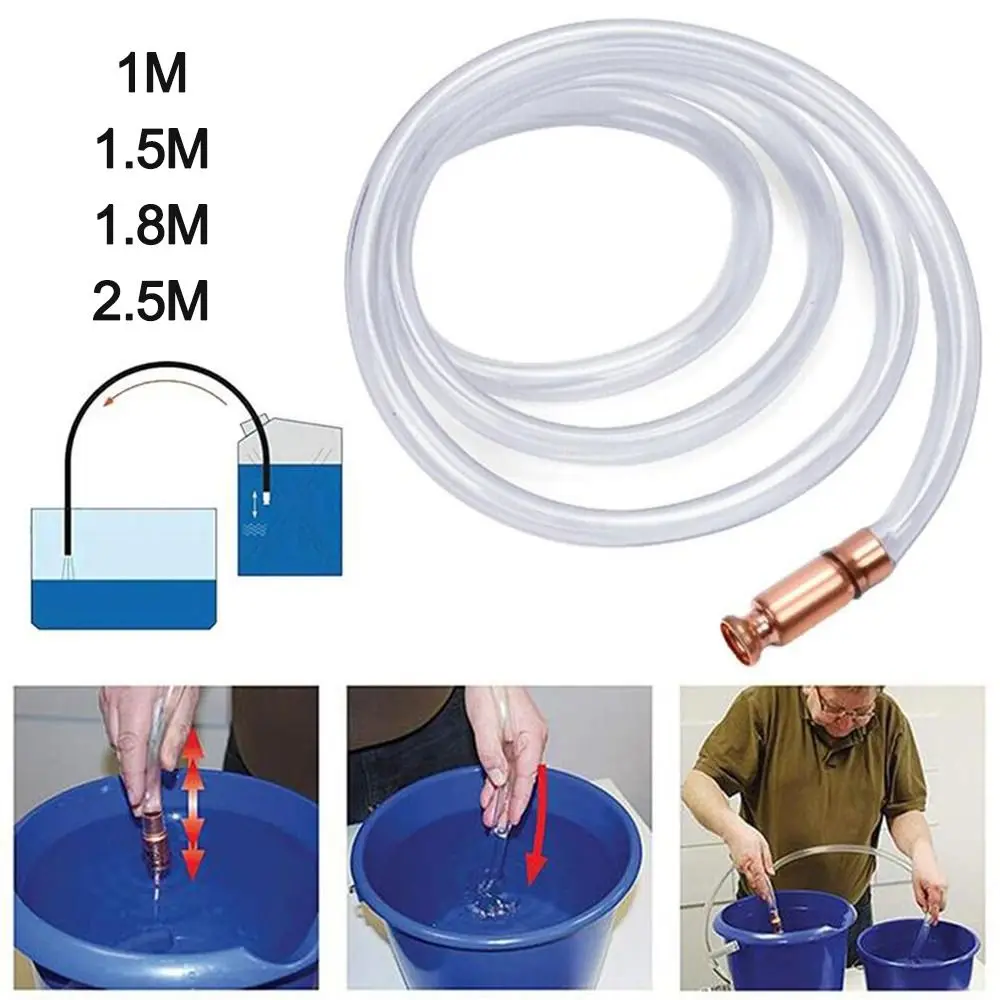 Tube Siphon Self Tools Self Priming Tube Hose Safety Pipe Siphon Hose  Fuel Water Gas Siphon Pump Manual Suction Pipe