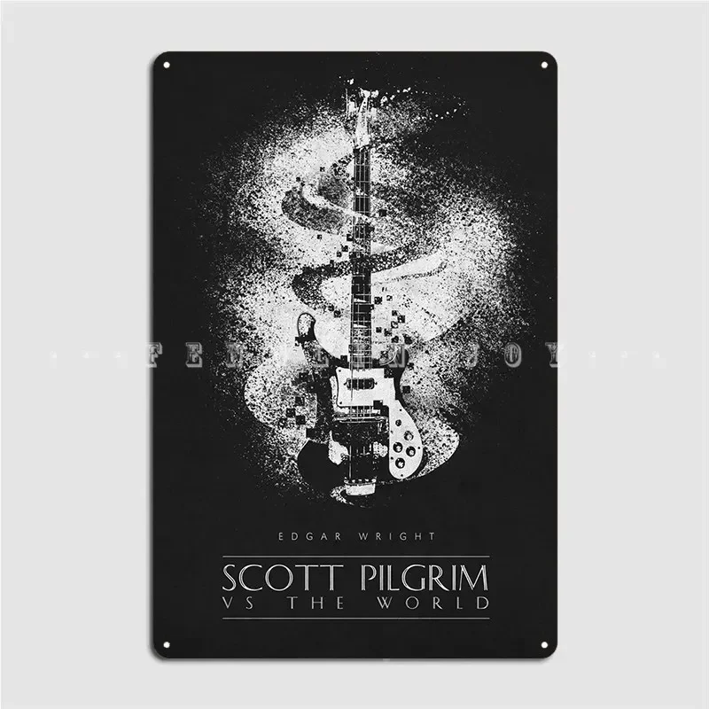 Scotts Pilgrim Vs The World Poster Metal Plaque Club Home Wall Design Wall Plaque Tin Sign Posters