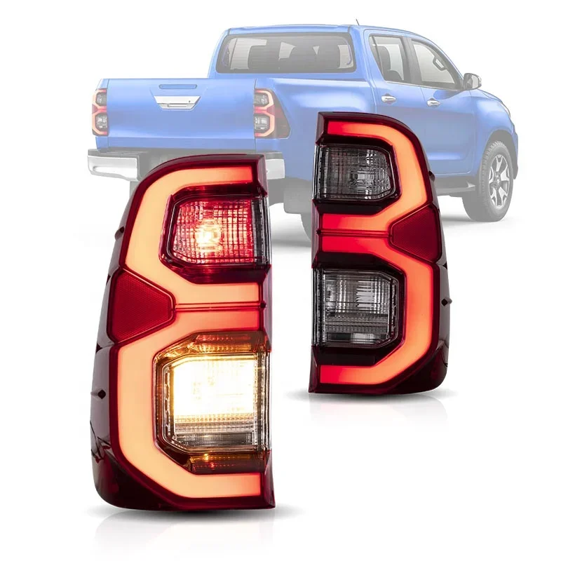 Vland Factory Wholesale Taillight Auto LED Tail Lamp 2010-2015 For Toyota Hilux Revo Base Chasis Doble Cab SR DLX Car Part