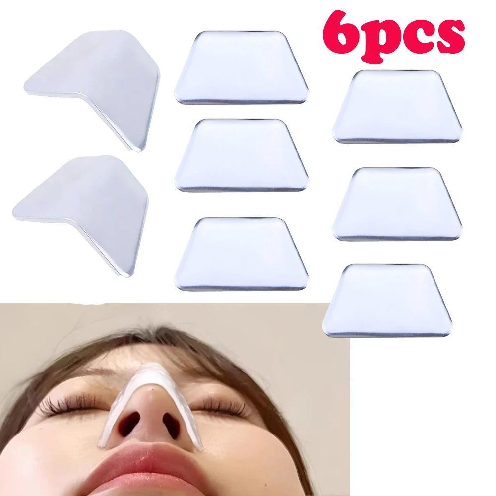 

6PCS Nasal Splint Nose Job Medical Rhinoplasty Splint Ortho Immobilized Nasal Fracture Therapy Splint Adhesive Tape