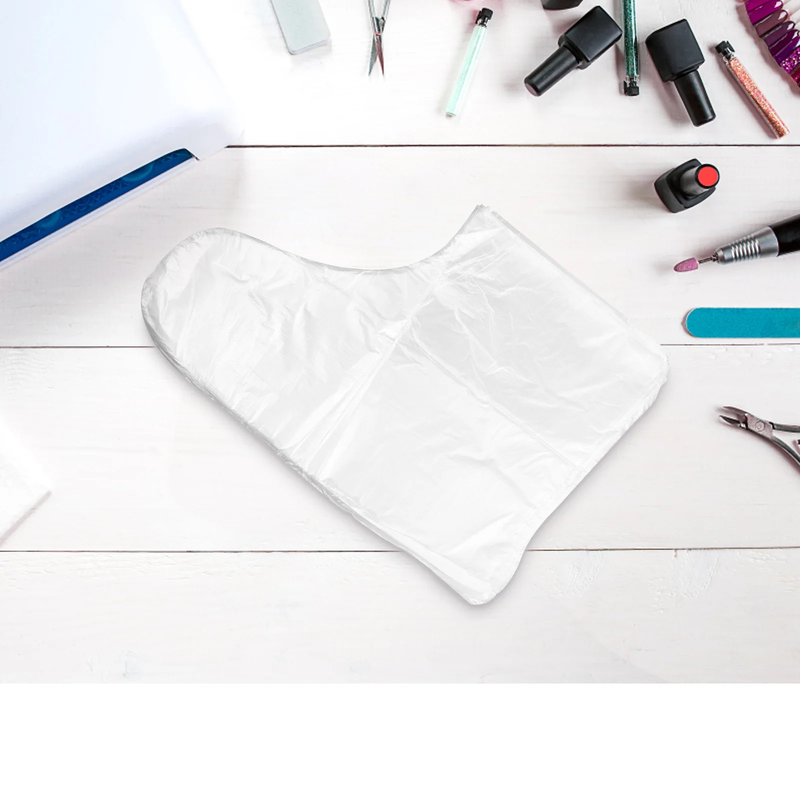 Soaker Warm Socks for Kids Film Foot Cover Transparent Baby Clear Hair Elastics