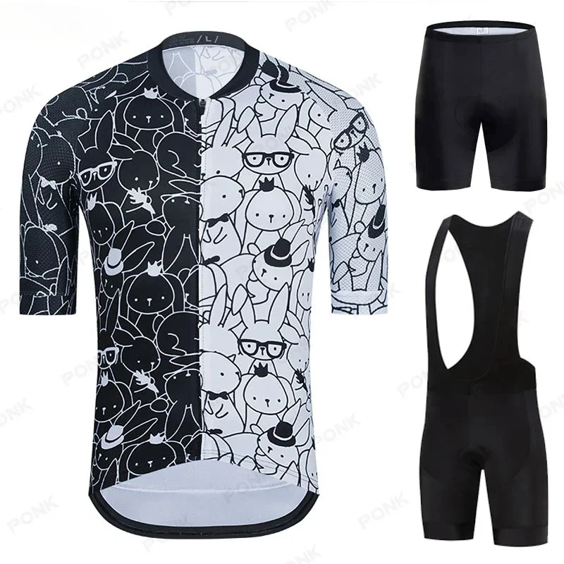 

Cartoon Cycling Jersey Sets Road Bike Clothes Cycling Jerseys Set Racing Bicycle Clothing Breathable Cycling Set Ropa Ciclismo