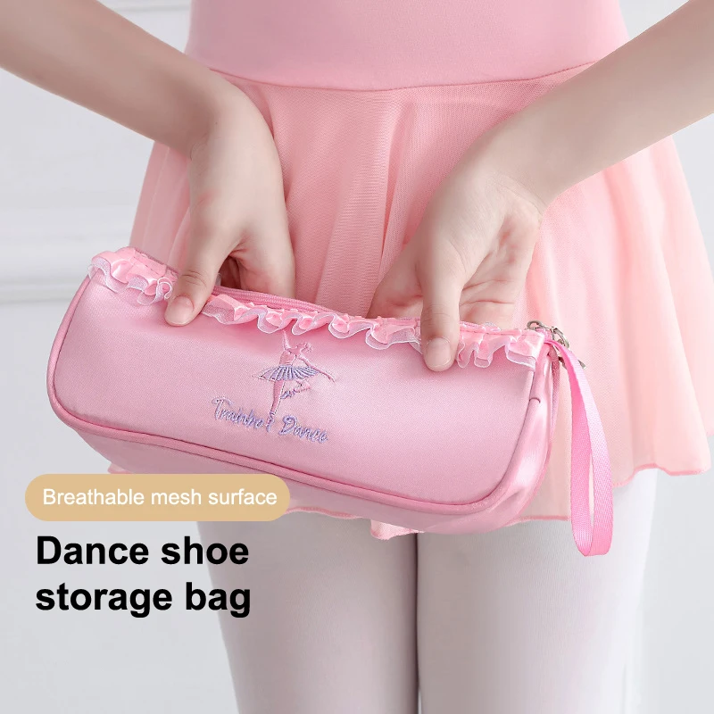 Moda semplice Ballerina scarpe da ballo borse per le donne ragazze portatile balletto sport borsa da ballo borsa da ballo borsa di immagazzinaggio delle scarpe da ballo