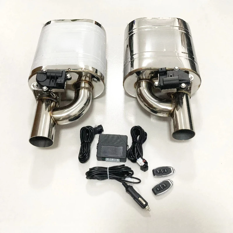Electric Valve Universal Muffler Remote Control Sports Car Sound Deep Voice Exhaust Muffler