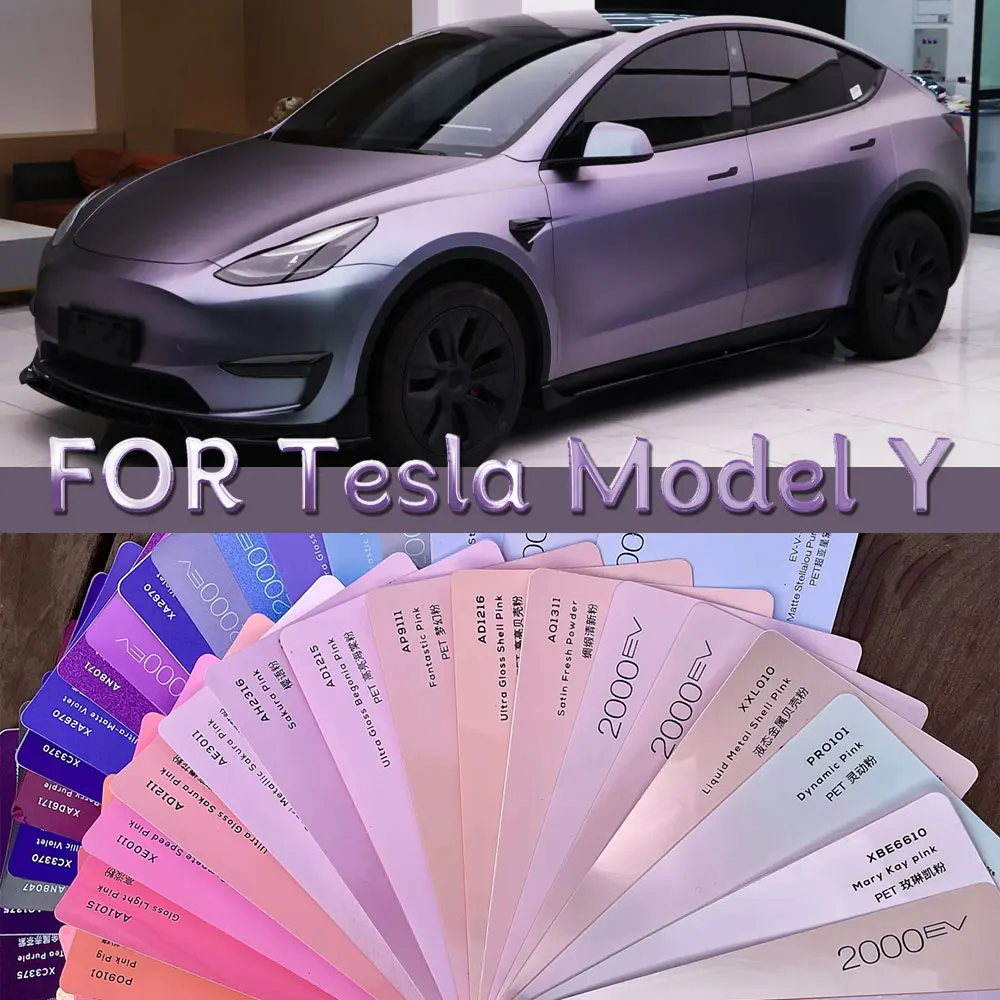 Pre-cut PPF Car Headlight Protective Film TPU Clear For Tesla Model Y 2020 2021 2022 2023 Rearview Transparent Scratch Resistant