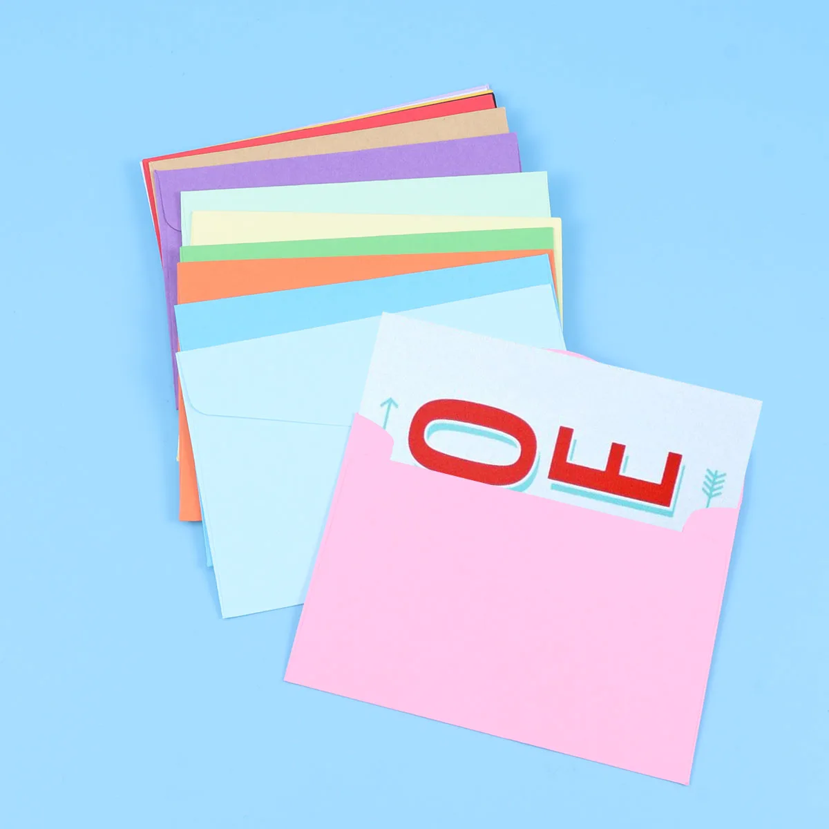 

140Pcs Photo Letter Envelopes Mini Size Solid Color Stationery Set for Birthdays Banquets Weddings Handmade Greeting Cards