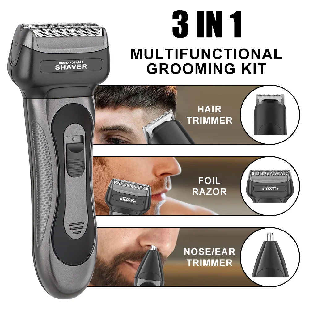 HIENA الكهربائية الشعر المتقلب متعددة الوظائف مقص الشعر مجموعة مهنة اللاسلكي الحلاق آلة قطع الشعر أدوات تصفيف الشعر