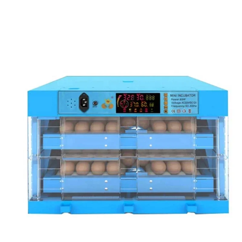 Small household mini incubator, fully automatic intelligent incubator, suitable for incubating birds, chickens, ducks, geese, an