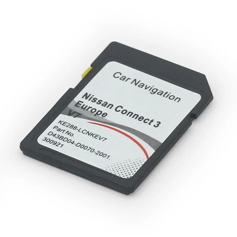 أحدث إصدار لنيسان أوروبا سيارة كونيكت 3 V7 بطاقة SD 16 جيجابايت Sat Nav بطاقة SD ربط 3 نظام تحديد المواقع والملاحة #4