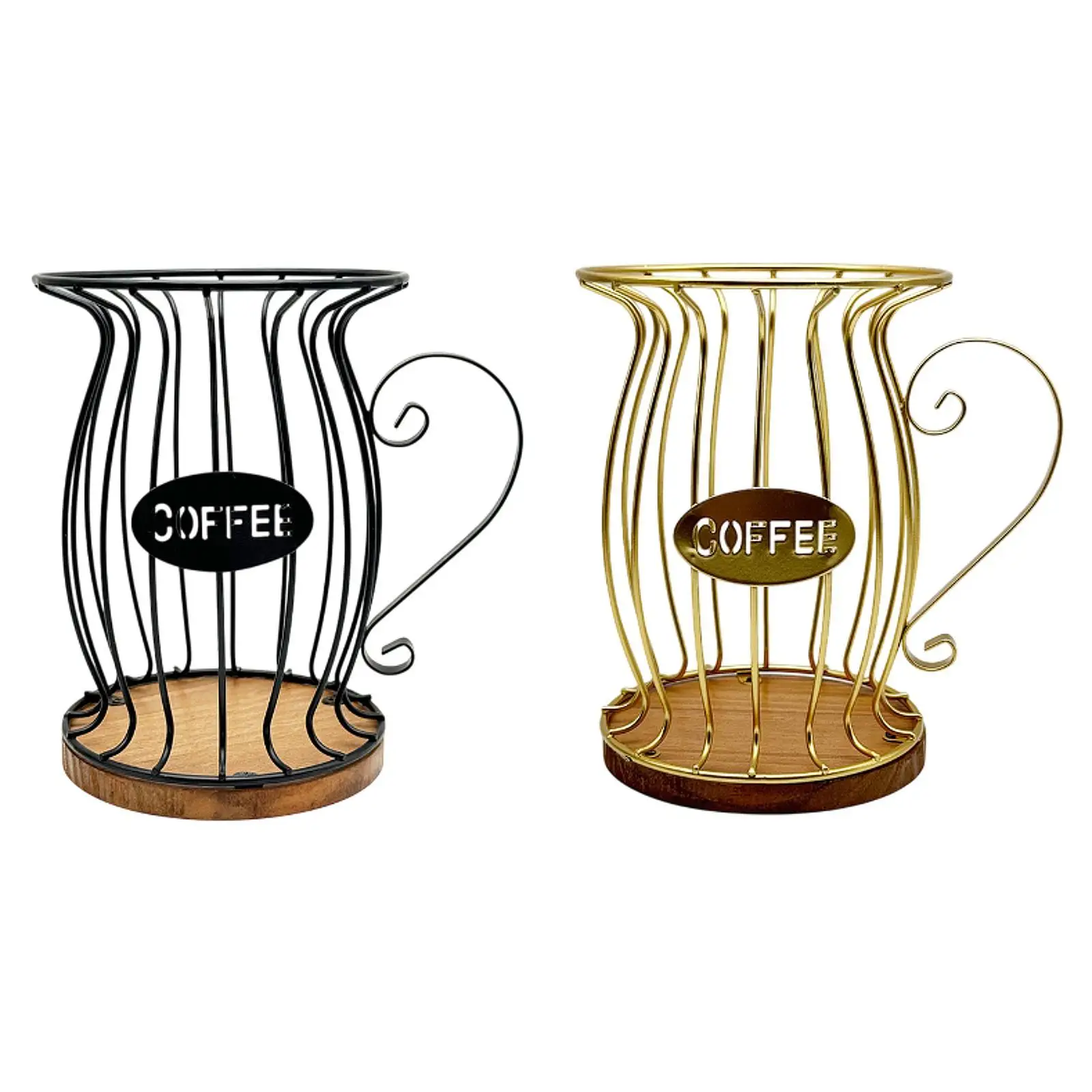 Coffee Filter Holder Basket, Coffee Pod Storage Organizer for House Warming, Kitchen, Countertop, Home Decor