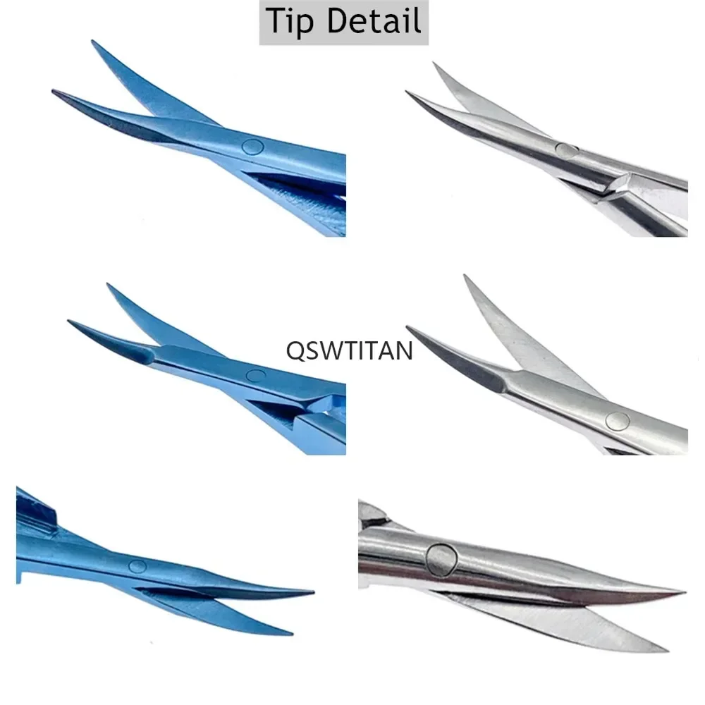 Ophthalmic Westcott Stitch Scissors Titanium Stainless steel Sharp Pointed Tips Ophthalmic Scissors Instrument