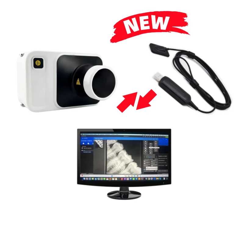 NEW 60kv High-frequency Portable Dental Xray Machine 1.6kg Light Size Handheld Sensor X Ray Radiography Equipment