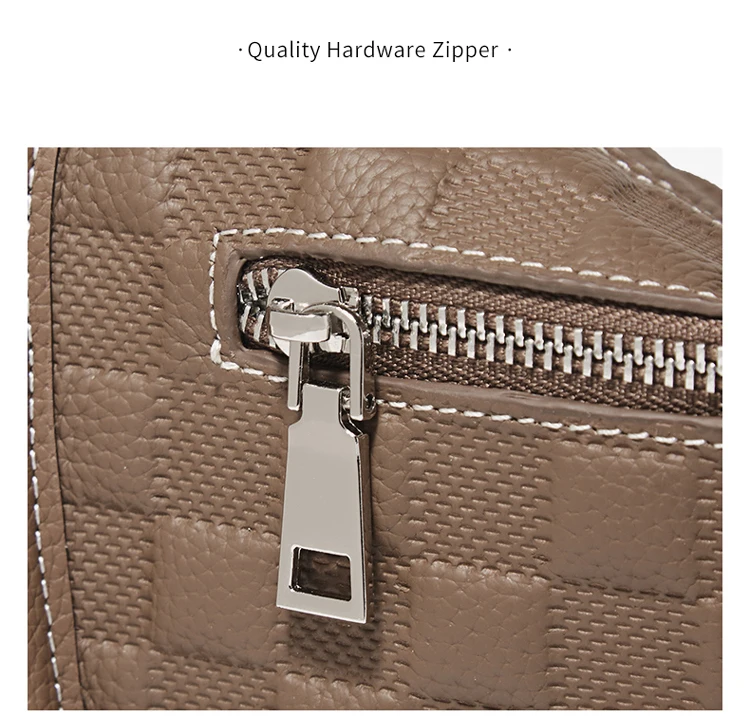 FOXER Damen Leder Sling Umhängetasche Mädchen Kleine Umhängetasche Handtasche – Detail 6