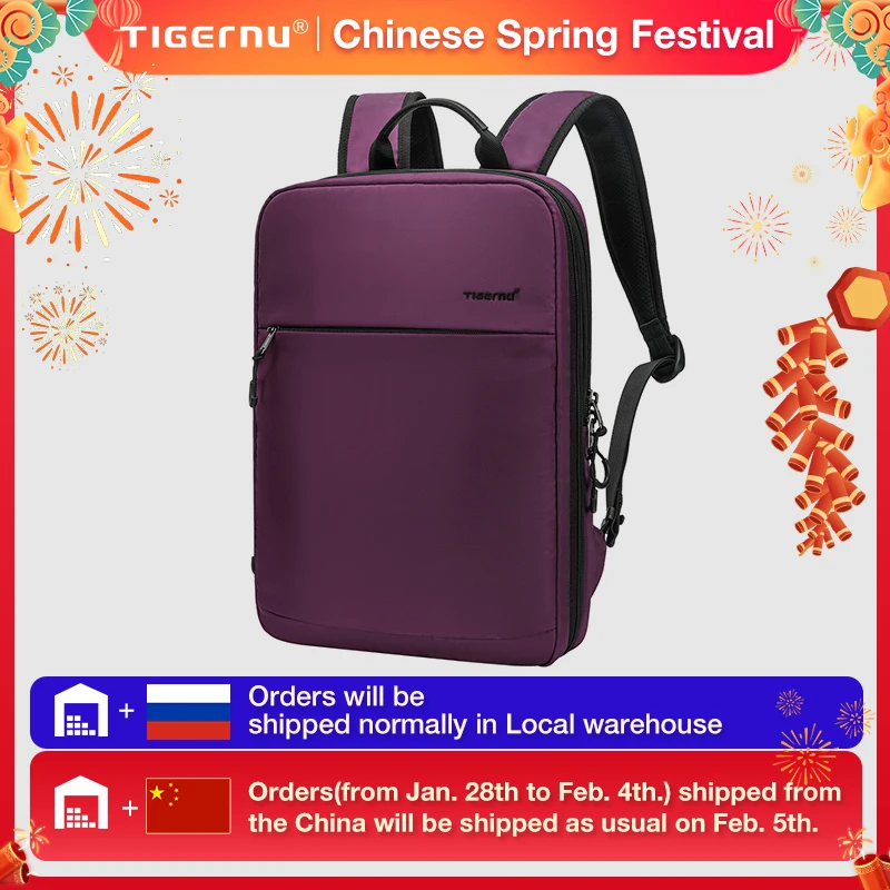 Tigernu New Multifunctional Women Backpacks Light Weight Female Laptop Bags Expandable Business Trip For Women School mochilas