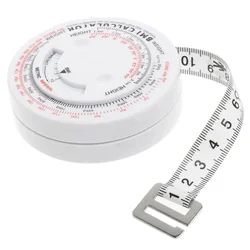 1.5M Tape Measure Retractable Measuring Ruler Calculator Diet Tape Measures Tools For BMI Body Mass Index Sewing Tailor Meter