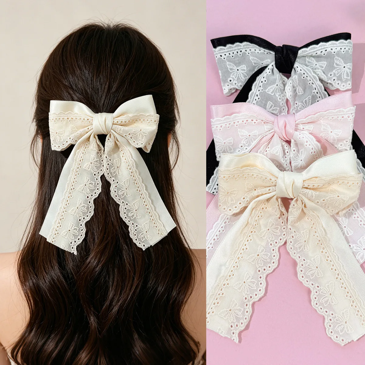 30-pezzi-accessori-per-capelli-stile-francese-vintage-per-donne-e-ragazze-fermagli-per-capelli-con-fiocco-in-pizzo-ricamato-e-nappa-lunga-copricapo