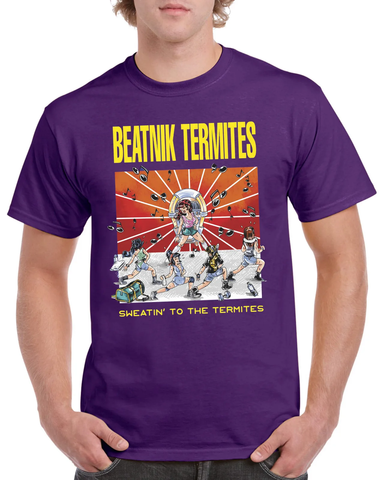 Beatnik Termites - Sweatin' To The Termites Shirt Purple Unisex S-5XL LI1054