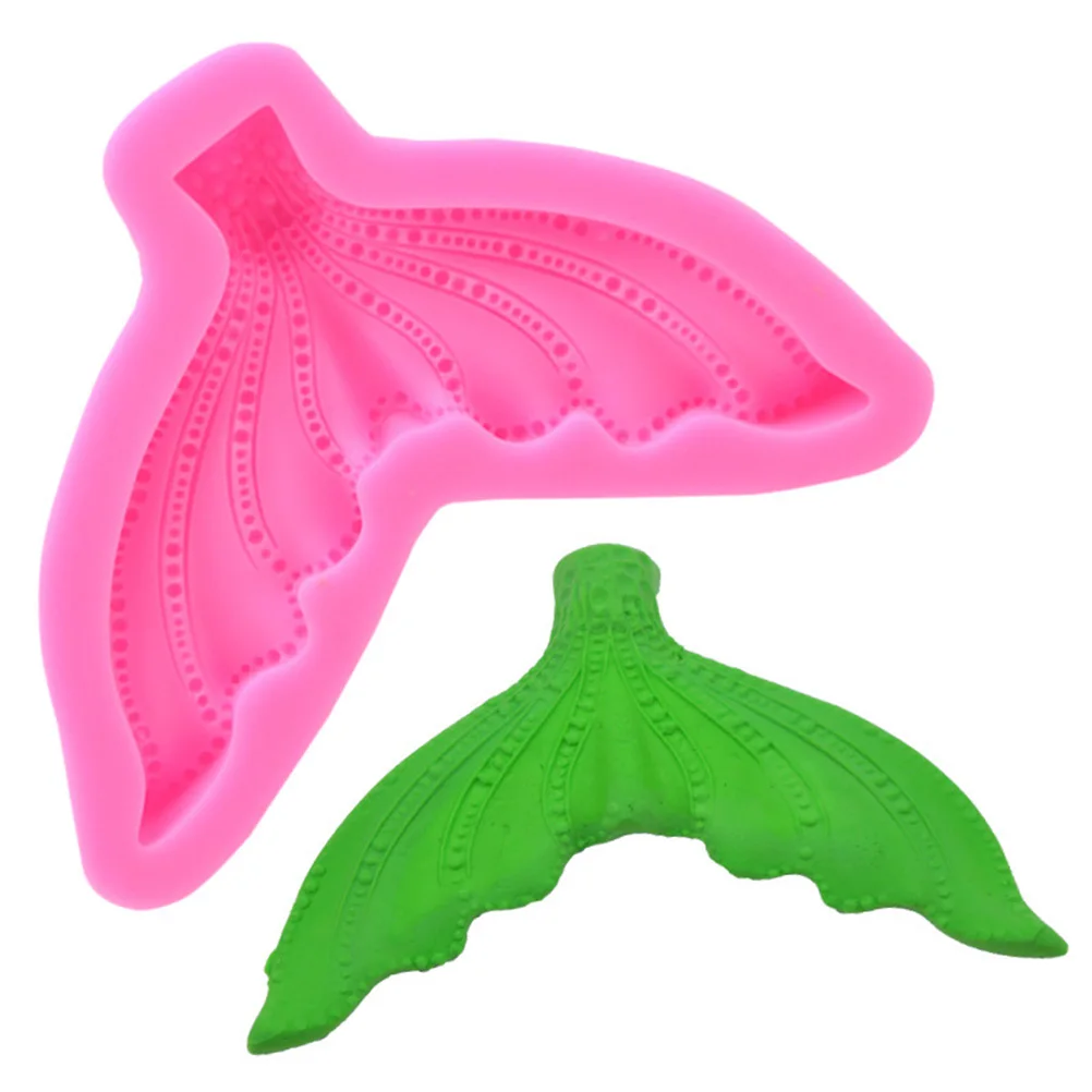 

Mermaid Pink Silicone Chocolate Candy Cupcake Fondant Multi-function Baking Cupcake Mold Tools Cake Decoration