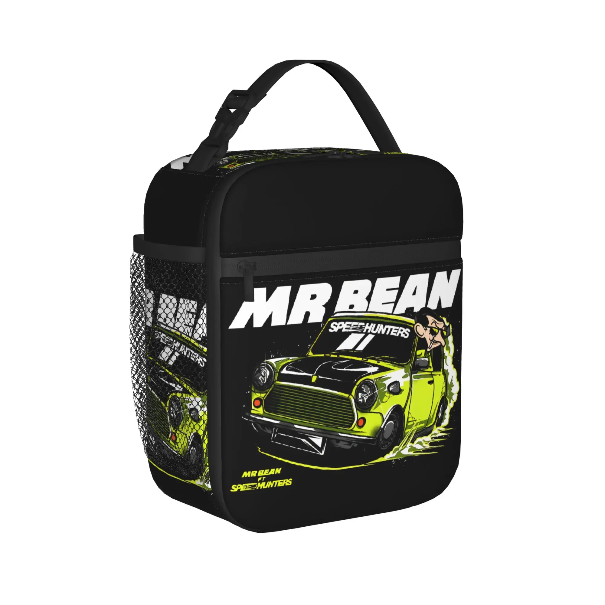 Mr Bean Turbo  Insulated Lunch Bags Cooler Bag Reusable,Lunch Container  High Capacity Tote Lunch Box Men Women Office  Travel