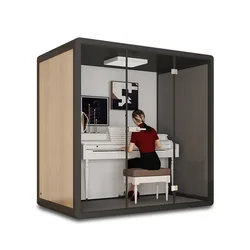 Modern minimalist mobile soundproof cabin tool room small house for office live broadcast negotiation