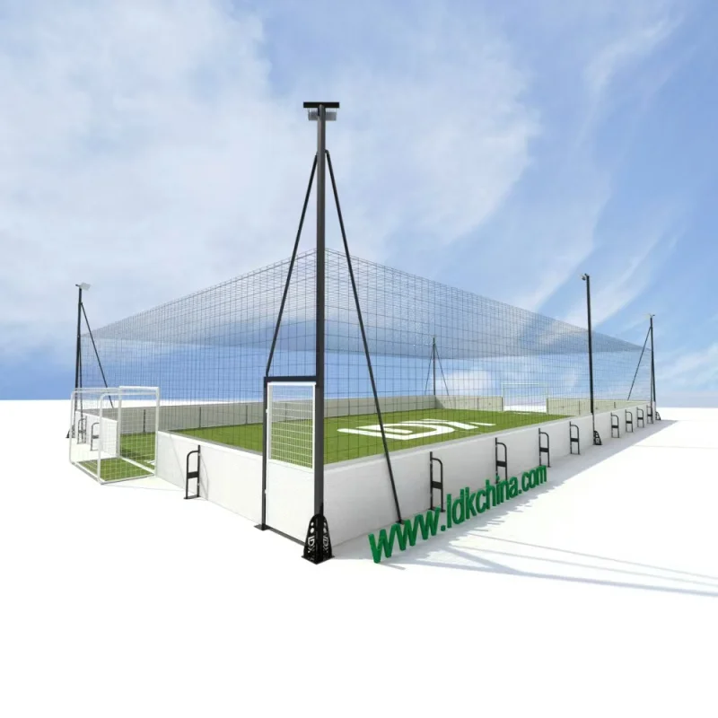 custom.2025 Wholesales Stadium Fence Soccer Cage Sport Court Basketball Soccer Tennis Composite Board  Fence