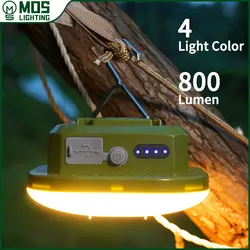 Linterna de Camping MOSLIGHTING con Zoom magnético, linterna portátil recargable, lámpara colgante fuerte, iluminación de mantenimiento de trabajo, LED