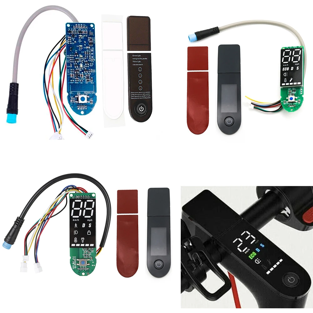 

Обновленная печатная плата приборной панели + набор панелей переключателей для скутера Xiaomi Pro/1S/Pro2, четкая скорость/мощность/режимный дисплей