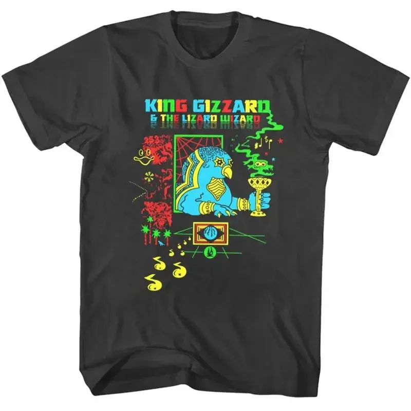 Rare King Gizzard And The Lizard Wizard T Shirt Cotton Black All Size P967