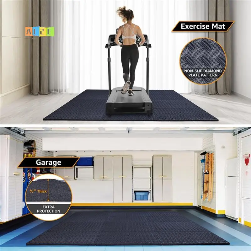 

A12E-12 Pack Floor Exercise Mat For Home Gym Or Floor Padding For Yoga, Weights Gym Equipment