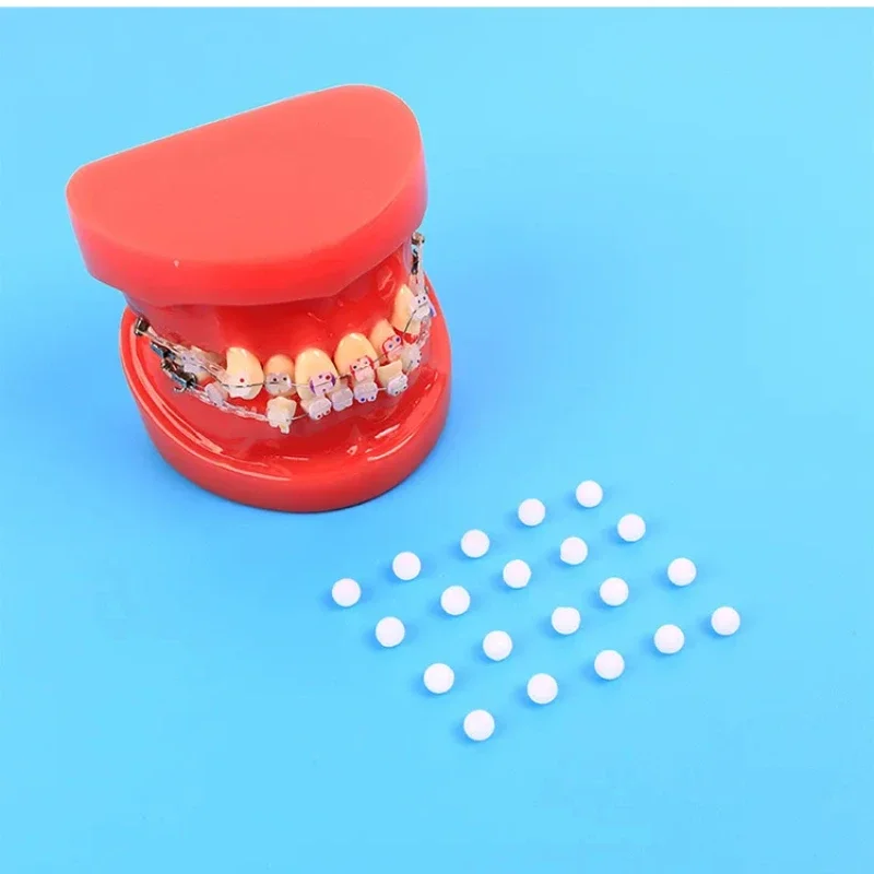 66pcs/box Orthodontic Protection Wax Granules Individually packaged Retainer Wax Anti-grinding teeth Bracket Protection Wax