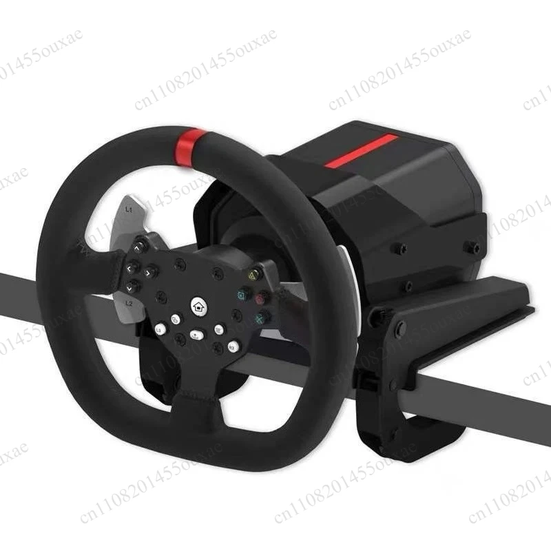900° Adjustable Gaming Racing Wheel Dual Motor Force Feedback Driving Simulator Controller For PC Games