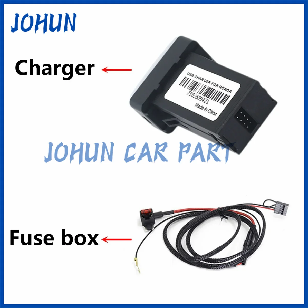 Car PD+QC3.0 Charger Socket Quick Charging Power Adapter with LED Digital Voltmeter for Old Honda Fit Accord Civic 2000-2007 New