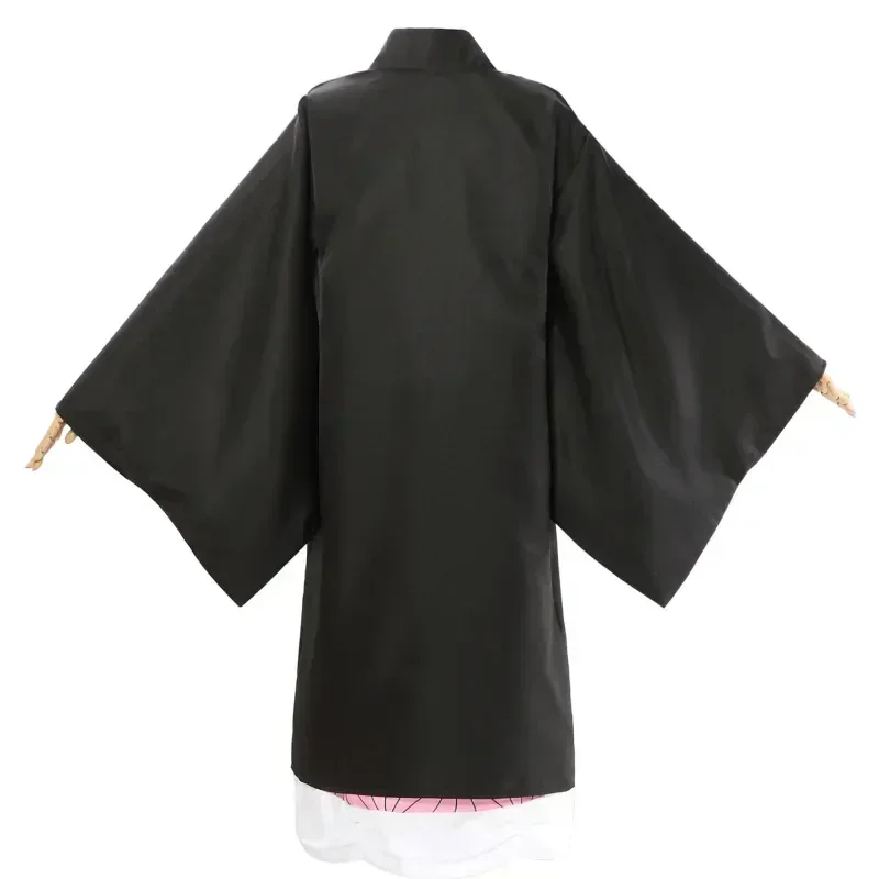 Kids Demon Slayer Cosplay Nezuko Agatsuma Zenitsu Kochou Shinobu Cosplay Costume Kimono Suit Kimetsu No Yaiba Halloween Clothing