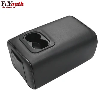 Universal Car Rear Seat Armrest 2 Row Console Box With Cup Holder Arm Rest Backseat Armrest Console Box For Ford All Cars