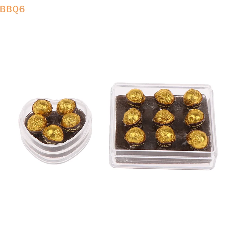 *1:12 Dollhouse Mini Chocolate Gift Box Model Miniature Food Toy Kitchen Decor Accessories