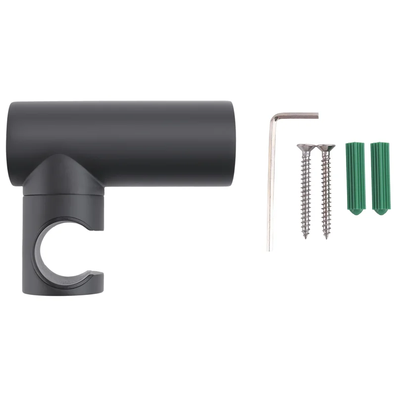 

A76K кронштейн для насадки для душа в ванной комнате, латунный настенный черный прочный портативный держатель для душа, аксессуары для ванной