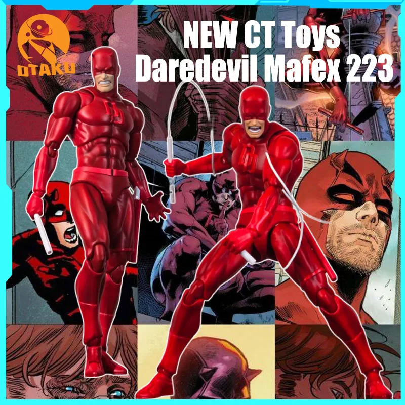 

Новый Ct Toys Daredevil Mafex 223, фигурка Shf Daredevil, комикс, фигурка из ПВХ, статуя, модель, коллекционная игрушка, подарки Hellowee