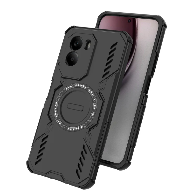 Heat Dissipation Phone Case For Xiaomi Poco M7 4G Case Magnetic Attraction Piece For Poco M7 4G Global чехол Funda Back Cover