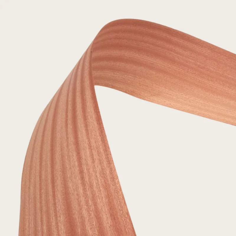 0.5mm Natural Sapele Straight Grain Solid Wood Veneer for Custom Millwork Tables Furniture Cabinets Decor Panels Veneer 250*18cm