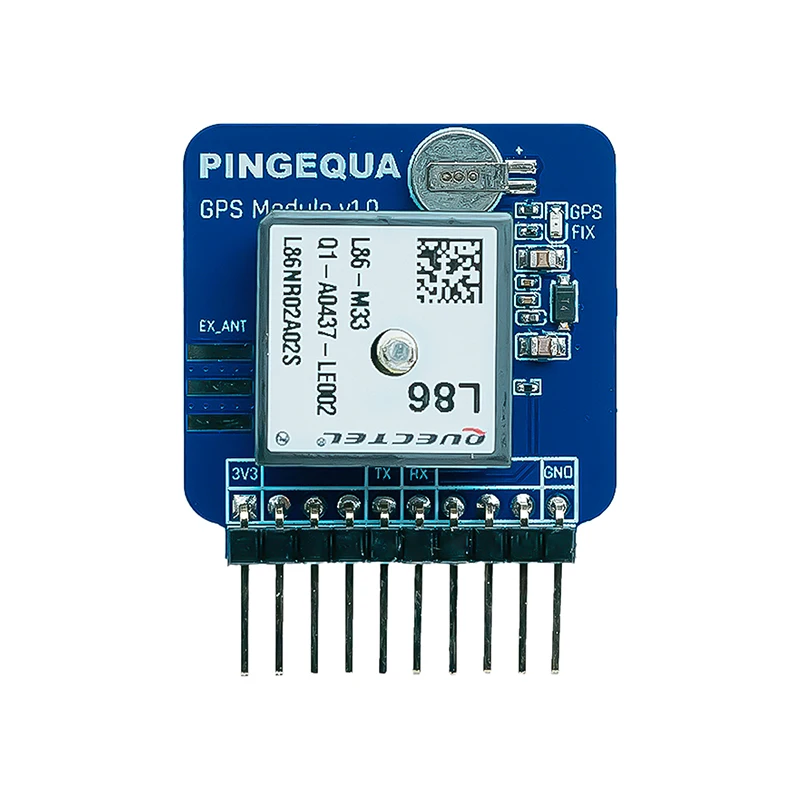 PINGEQUA GPS Module for Flipper Zero, Multi-GNSS Receiver, Fast Position Fix, Plug & Play, GPIO External Navigation Module