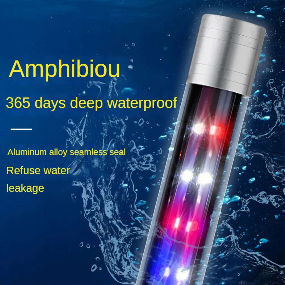 

Fish Tank Light LED Blue White Light Aquarium Diving Lighting Tropical Fish Brightening RGB Water Plants Full Spectrum Arowana