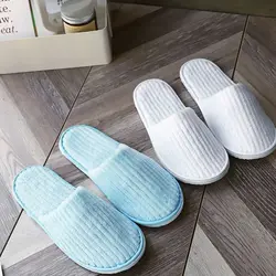 Pantofole usa e getta Hotel Travel Slipper Party Home Guest uomo donna Unisex punta chiusa scarpe da sposa antiscivolo pantofole da viaggio