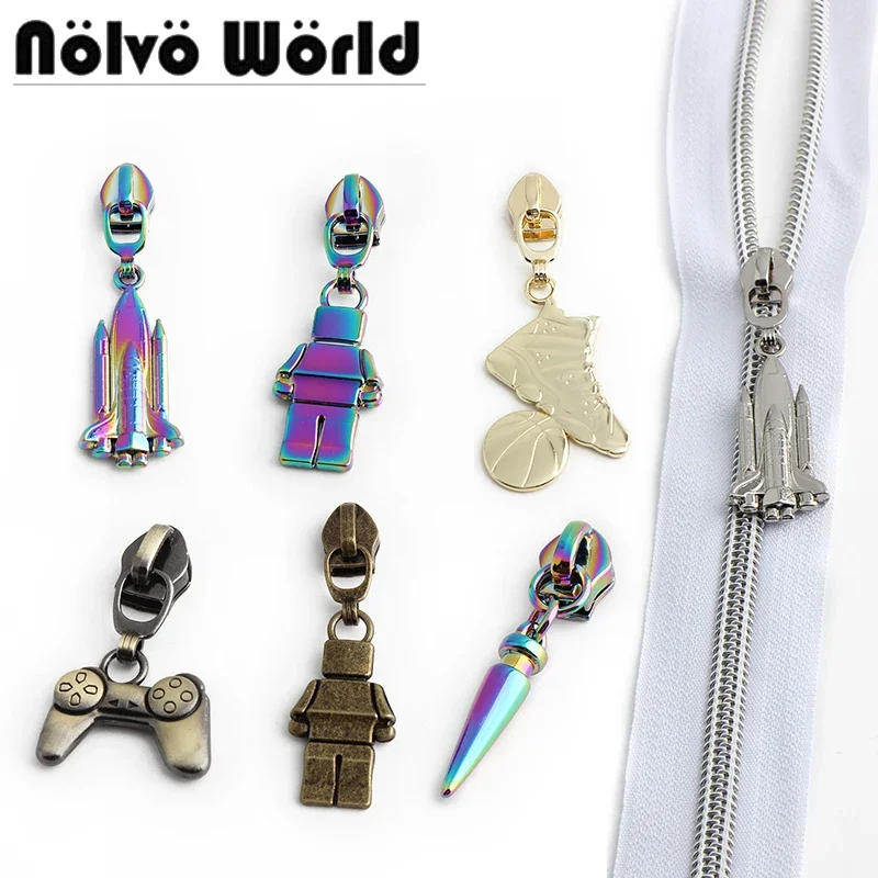 5-20 Stück 5 #   Nylon Reißverschlüsse Puller Tasche Reparatur Reißverschluss Slider Kleidung Reißverschlüsse Verschluss Ersatz Zip-Lock Kopf DIY Nähzubehör