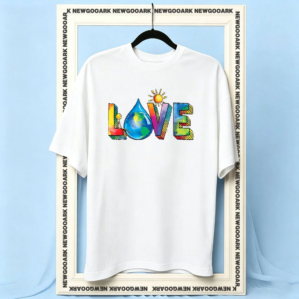 Love Earth Day Save The Planet Environmental Awareness Eco Friendly t-shirt woman man Casual cotton printed t shirts Adult tops