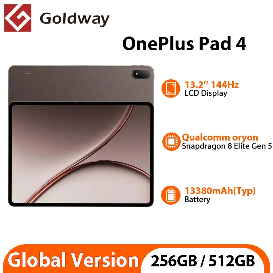 グローバル版 OnePlus Pad 4 Snapdragon 8 Elite Gen 5 13.2インチ 3.4