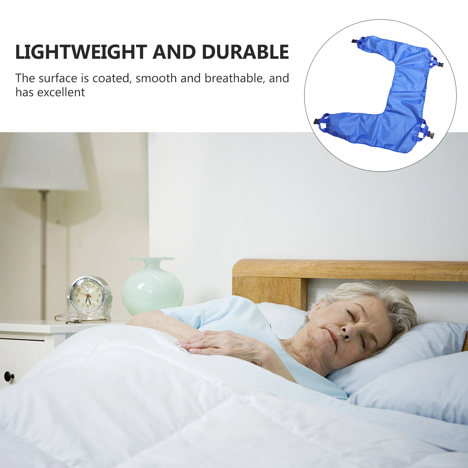 

Elderly Turning Aid Belt Comfortable Durable Repositioning Tool for Bedridden Patients Safety Transfer Sling Elderly Helper