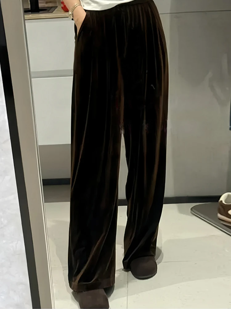 Ele Set di jeans a T-Piece per donna Autunno 2025 Pantaloni a gamba larga a vita alta Casual Sle Misto cotone Jaet traspirante