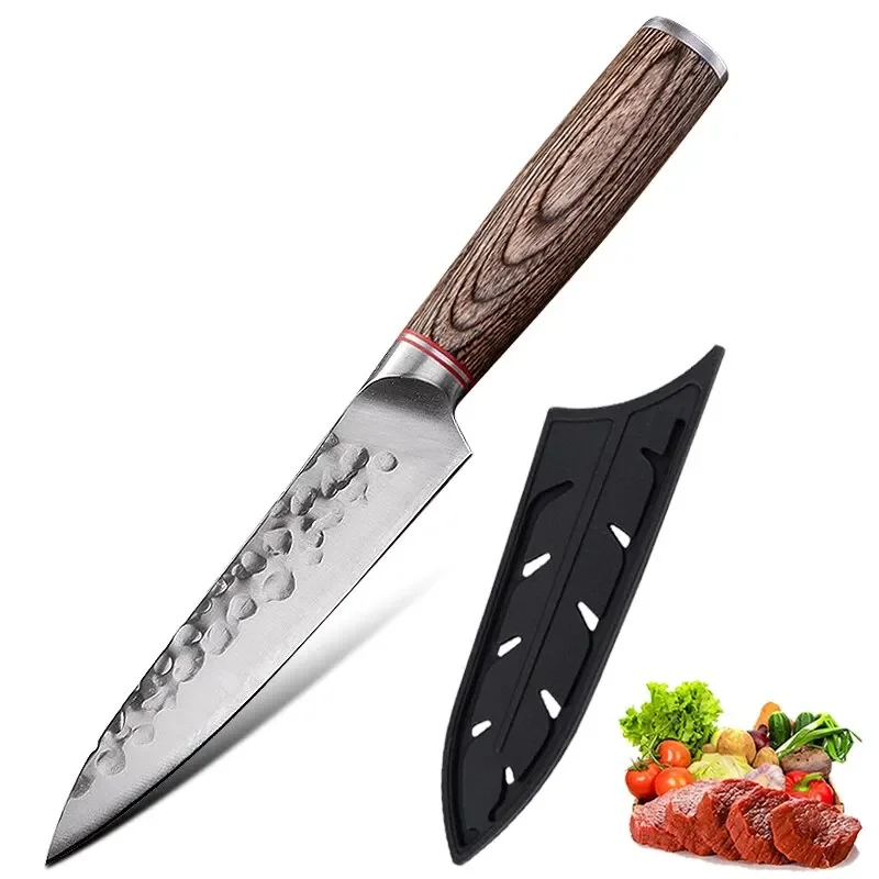 Edelstahl Küchenmesser Utility Schälen Obstmesser Tomaten Steak Messer Schmieden Ausbeinmesser Küche Kochutensilien