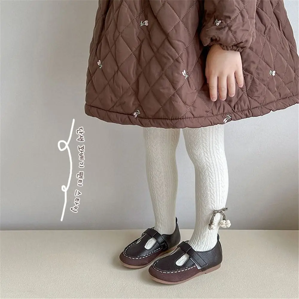 Cute Cotton Baby Girls Tights Bowknot Flowers Knitted Leggings Pineapple Newborn Girls Pantyhose for 0-12 Years